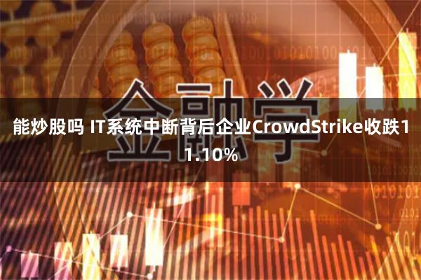 能炒股吗 IT系统中断背后企业CrowdStrike收跌11.10%